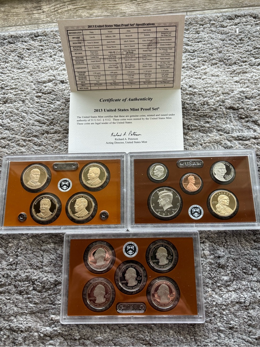 2013 US Mint Proof Coin Set